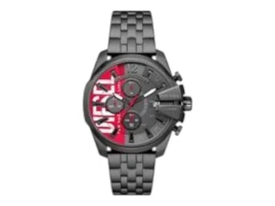 Pre-owned Diesel Men's  Baby Chief Dz4600 Watch In Stainless Steel
