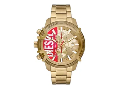 Pre-owned Diesel Men's  Griffed Dz4595 Watch In Stainless Steel