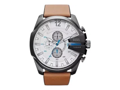 Pre-owned Diesel Men's  Mega Chief Dz4280 Watch In Stainless Steel