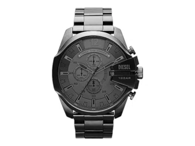 Pre-owned Diesel Men's  Mega Chief Dz4282 Watch In Stainless Steel