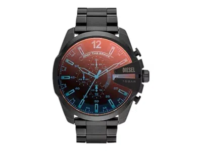 Pre-owned Diesel Men's  Mega Chief Dz4318 Watch In Stainless Steel