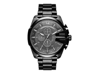 Pre-owned Diesel Men's  Mega Chief Dz4355 Watch In Stainless Steel