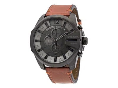 Pre-owned Diesel Men's  Mega Chief Dz4463 Watch In Stainless Steel