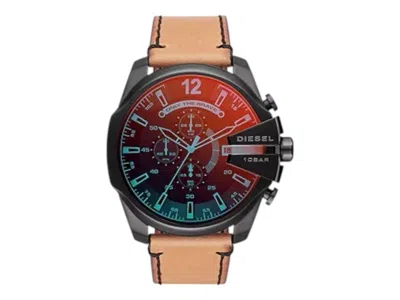 Pre-owned Diesel Men's  Mega Chief Dz4476 Watch In Stainless Steel
