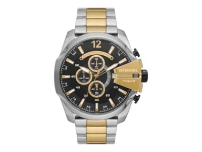 Pre-owned Diesel Men's  Mega Chief Dz4581 Watch In Stainless Steel