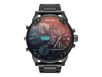 Pre-owned Diesel Men's  Mr. Big Daddy Dz7395 Watch In Stainless Steel