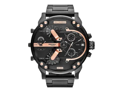 Pre-owned Diesel Men's  Mr. Daddy Dz7312 Watch In Stainless Steel