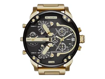 Pre-owned Diesel Men's  Mr. Daddy Dz7333 Watch In Stainless Steel