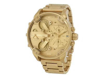 Pre-owned Diesel Men's  Mr. Daddy Dz7399 Watch In Stainless Steel