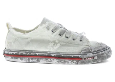Pre-owned Diesel Men's  Sathos Low Sneakers In Gray