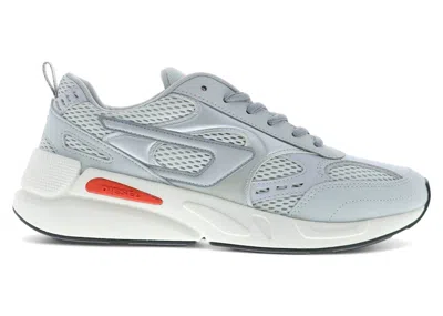 Pre-owned Diesel Men's  Sserendipity Sport Micro Chip Sneakers In Oyster/mushroom/harbor Mist