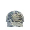 Diesel Men's Distressed Cap In Blue