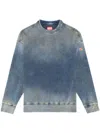Diesel Cotton Denim Loose Sweatshirt