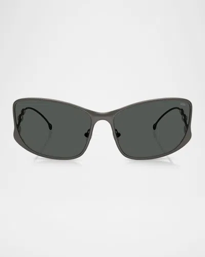 Diesel Men's Dl1013 Pillow Sunglasses In Dark Grey