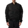 Diesel J-held Bomber Jacket In Technical Fabric In Black