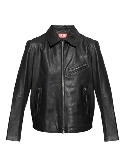Diesel Men's Korn Mini Jacket In Black