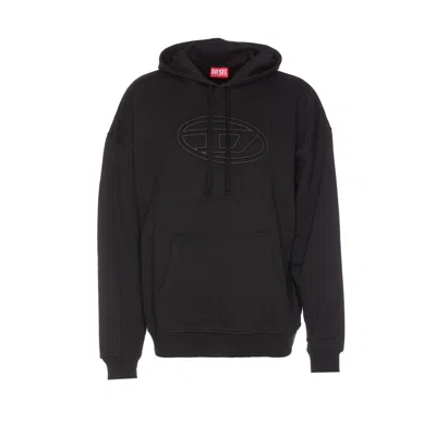 DIESEL DIESEL MEN LOGO S-UMMER-BIGOVAL HOODIE