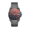 Diesel Men's Master Chief Chronograph, Gunmetal-tone Stainless Steel Watch In Silver