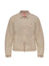 Diesel Zip Jacket In Neutral