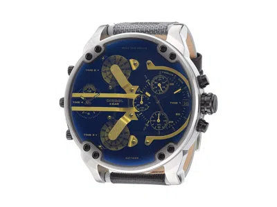 Diesel Men's Mr. Daddy 2.0 57mm Quartz Watch In Blue