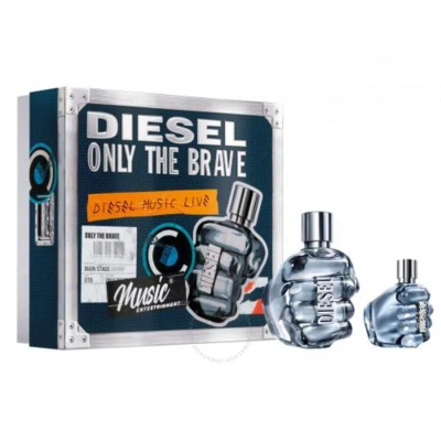 Diesel Men's Only The Brave Gift Set Fragrances 3614273587716 In Violet