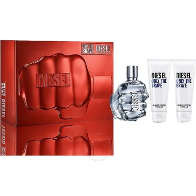 Diesel Men's Only The Brave Gift Set Fragrances 3614274078756 In White