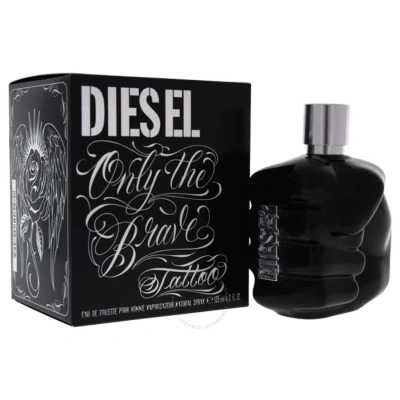 Diesel Men's Only The Brave Tattoo Edt Spray 4.2 Fragrances 3605521534200 In Amber