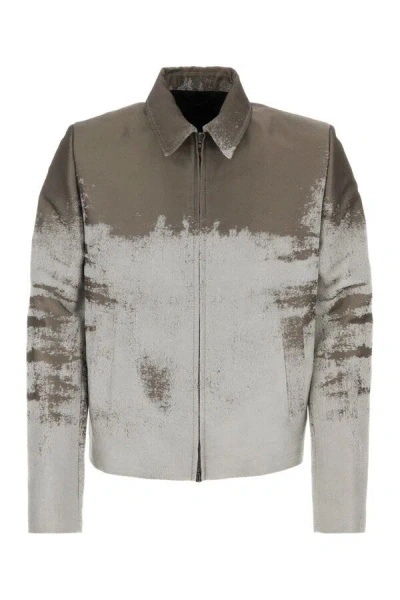 Diesel Printed Polyester Blend J-pylon Jacket In Multi