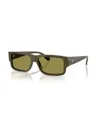Diesel Men's Rectangle Sunglasses, Dl2003 In Green