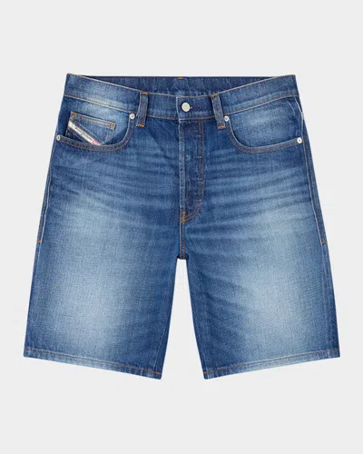 Diesel Men's Regular Denim Shorts In Blue