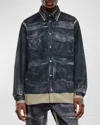 Diesel S-after-a Shirt Jacket In Black