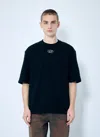 Diesel S-cooling Biologic Cotton Sweatshirt With Metal Oval-d Logo In Black