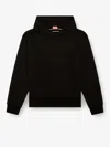 Diesel S-boxt-hood Cotton Hoodie In Black