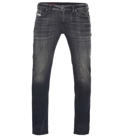 Diesel Sleenker Skinny Fit Denim Jeans In Black