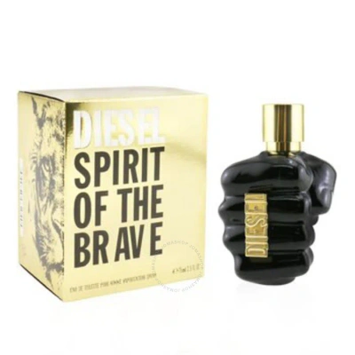 Diesel Men's Spirit Of The Brave Edt Spray 2.5 oz Fragrances 3614272631885 In Green