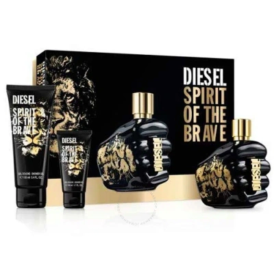 Diesel Men's Spirit Of The Brave Gift Set Fragrances 3614272903098 In N/a