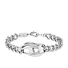 Diesel Men's Stainless Steel Chain Bracelet In Metallic