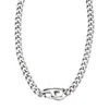 Diesel Men's Stainless Steel Chain Necklace In Metallic