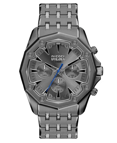Diesel Men's Stinger Quartz Chronograph Gunmetal Stainless Steel Watch, 46mm In Gray