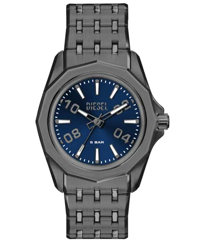 Diesel Men's Stinger Quartz Gunmetal Stainless Steel Watch 44mm In Metallic