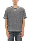 Diesel T-shirt "t-boxt-pak" In Gray