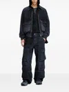 Diesel Jacket In Batavia-weave Denim In Nero