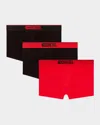 Diesel Men's Umbx-damien 3-pack Boxer Briefs In Multi