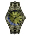 Diesel Men's Vert Quartz Three-hand Date Green Stainless Steel 45mm In Green