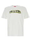 Diesel White Cotton T-adjust-r4t T-shirt In White