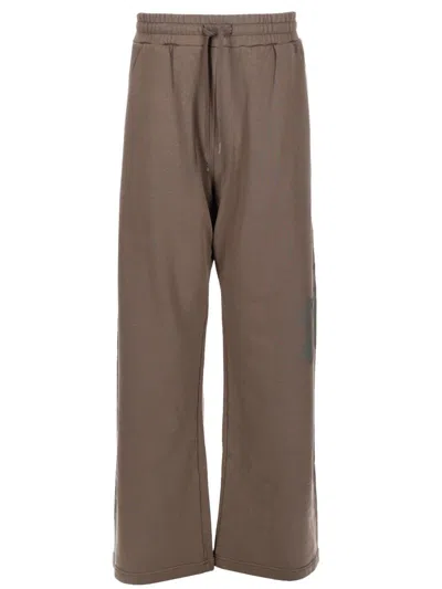 Diesel Men's Wide-leg Drawstring Sweatpants In Brown
