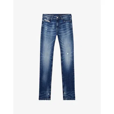 Diesel Mens 1979 Sleenker Skinny-fit Tapered-leg Stretch-denim Jeans 01