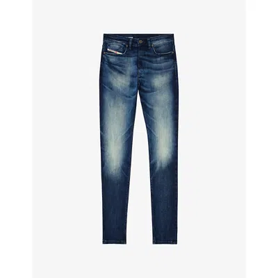 Diesel Mens 01 1979 Sleenker Skinny-fit Denim Jeans In Blue