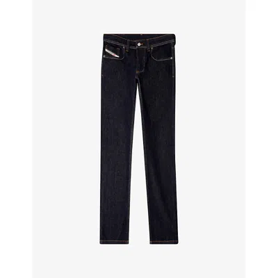 Diesel Mens 01 1985 Larkee Straight-leg Denim Jeans In Black