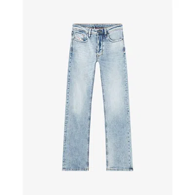 Diesel Mens 01 1985 Larkee Straight-leg Stretch-denim Jeans In Blue